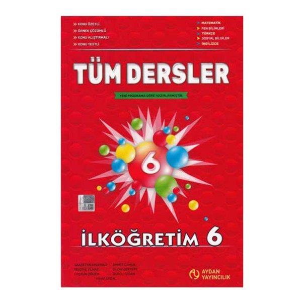 Aydan Yayıncılık 6. Sınıf Tüm Dersler