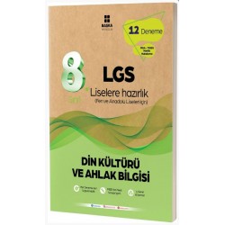 8.Sınıf LGS Din Kültürü ve Ahlak Bilgisi 12 li Deneme Başka Yayınları