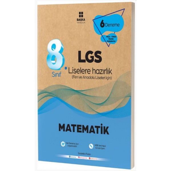 8.Sınıf Lgs Matematik 6 Lı Deneme Başka Yayınları