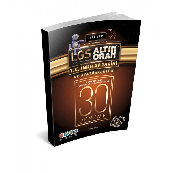 Lgs Altın Oran TC İnkılap Tarihi ve Atatürkçülük 30 Deneme Özel Seri Borealis Yayıncılık