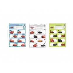 Cars Ders Prog.3Lü Etiket