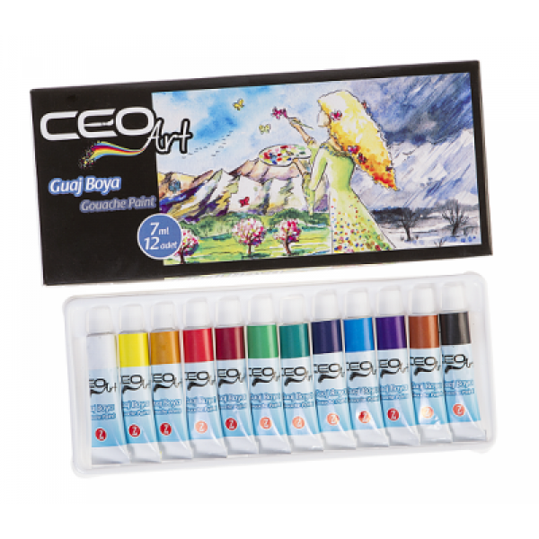 CEO ART GUAJ BOYA 12 RENK 7ML 