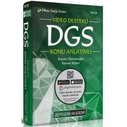 2019 DGS Konu Anlatımlı Pegem Yayınları