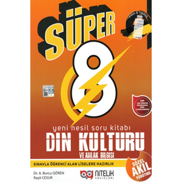 8.Sınıf Yeni Nesil Din Kültürü ve Ahlak Bilgisi Soru Kitabı Nitelik Yayınları