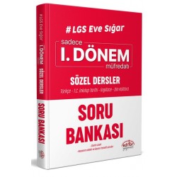 Editör Yayınları LGS Eve Sığar I. Dönem Sözel Dersler Soru Bankası