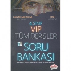 4. Sınıf VIP Tüm Dersler Soru Bankası Editör Yayınevi