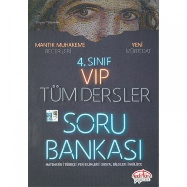 4. Sınıf VIP Tüm Dersler Soru Bankası Editör Yayınevi