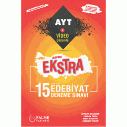 Evde Ekstra AYT Edebiyat 15 Deneme Sınavı