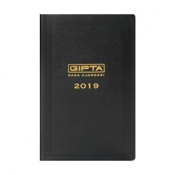 Gıpta 101-Tck 14x20 Kasa Ajandası 2019