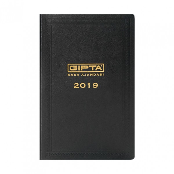 Gıpta 101-Tck 14x20 Kasa Ajandası 2019