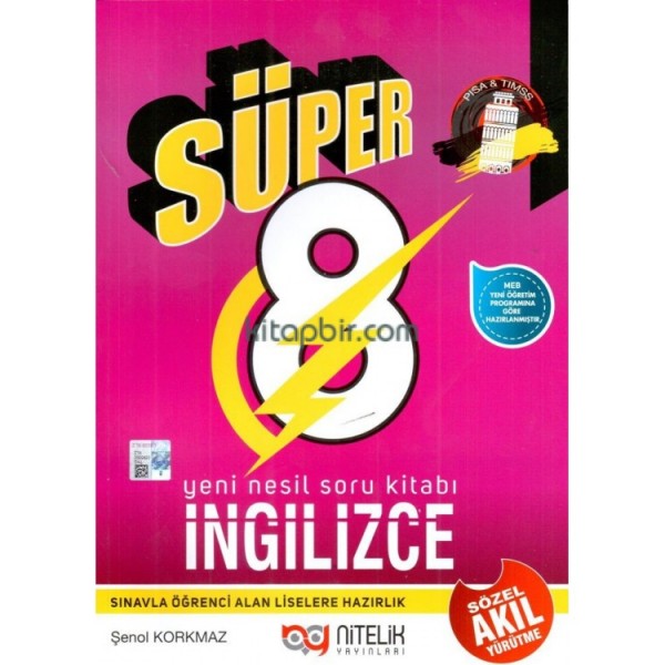 8.Sınıf Süper İngilizce Soru Kitabı Nitelik Yayınları