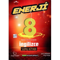 8. Sınıf İngilizce Enerji Soru Kitabı Palme Yayınevi