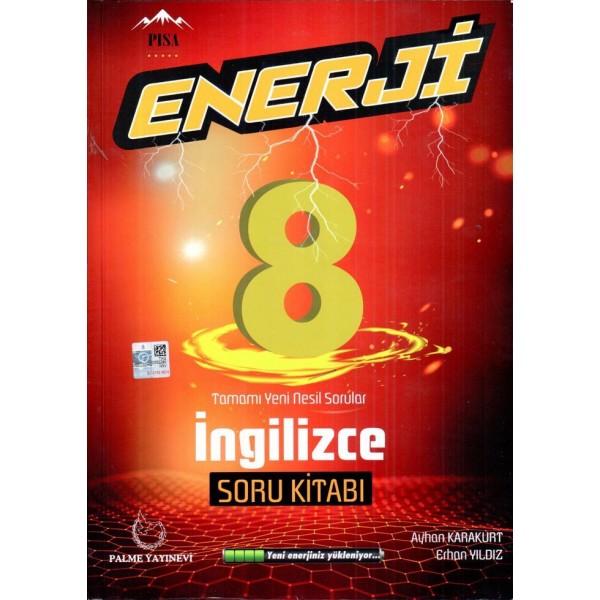 8. Sınıf İngilizce Enerji Soru Kitabı Palme Yayınevi