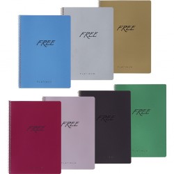 Keskin A4 60 Yp.Çizgili PP Kap.Free Platinum Defter