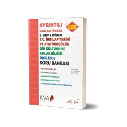 Koray Varol Akademi Ayrıntılı Sağlam Tekrar 8.Sınıf 1.dönem T.c. Inkılap Tarihi ve Atatürkçülük - Din Kültürü ve Ahlak Bilgisi - Ingilizce Soru Bankası