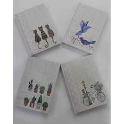 KESKİN  14X20 160YP ÇİZGİSİZ.S.KP.CLT.LACE DEFTER