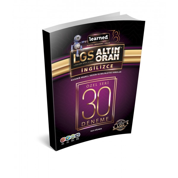 Lgs Altın Oran İngilizce 30 Deneme Özel Seri Borealis Yayıncılık