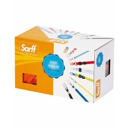 SARFF METAL KLİPSLİ ASKI İPİ KIRMIZI 50 Lİ