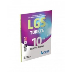 8. Sınıf LGS Türkçe 10 Artı 1 Deneme Sınavı Muba Yayınları