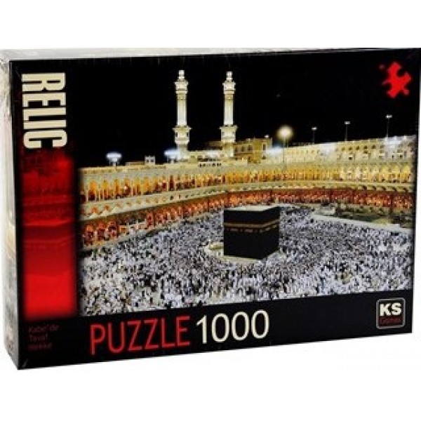 KS Puzzle 1000 Parça Kabe'de Tavaf NET FİYAT