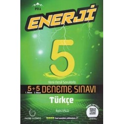 Palme Yayınları 5. Sınıf Türkçe 5 + 5 Deneme Sınavı