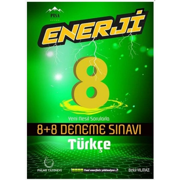 8.Sınıf Türkçe Enerji 8+8 Deneme Sınavı 