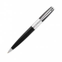 PC 121B Pierre Cardin Rex Siyah- Krom-Tükenmez Kalem
