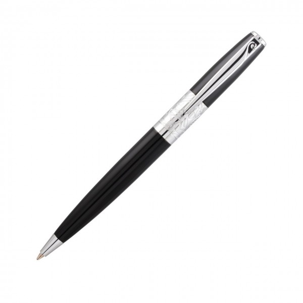 PC 121B Pierre Cardin Rex Siyah- Krom-Tükenmez Kalem