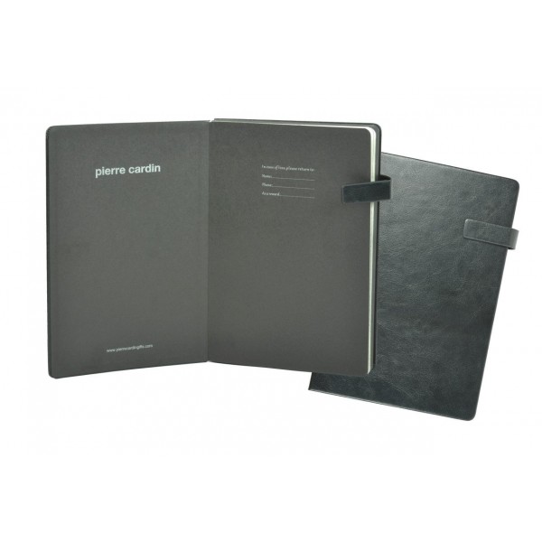 PC 1421 B Pierre Cardin 14 x 21 Cm Siyah Renk Hediye Defter