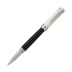 PC 153 Pierre Cardin Solid Roller Kalem Fildişi Siyah