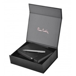 PC 224B Pierre Cardin Siyah Defter, Roller Kalem Hediye Seti