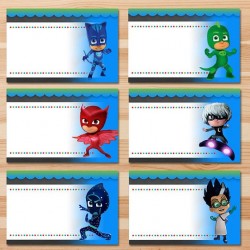 Keskin  Pj Masks Ders Proramlı 3 Lü Etiket