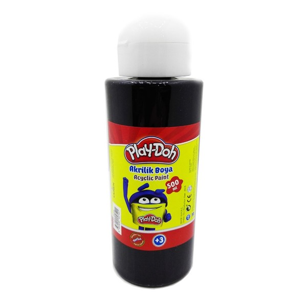 PLAY-DOH AKRİLİK BOYA 500 ML. SİYAH