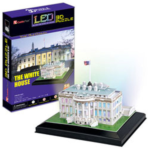 Neco Beyaz Saray - Abd ( Led Isik Seri ) 3D Puzzle L504H