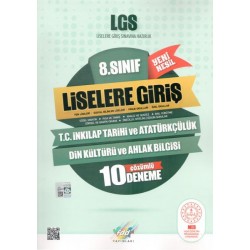 FDD LGS 8.Sınıf T.C İnkilap Tarihi ve Atatürkçülük Din Kültürü ve Ahlak Bilgisi 10 Çözümlü Deneme