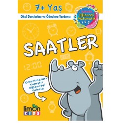 İlk Okul Eğlenceli Matematik Çıkartmalı Saatler