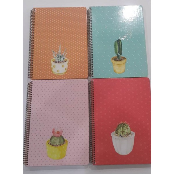 Keskin Color Saguaro 20x28 100 Yaprak Kareli Spralli Sert Kapak Defter 