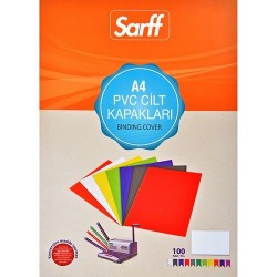 Sarff Cilt Kapağı Pvc 160 Mikron A4 100’lü Paket Şeffaf