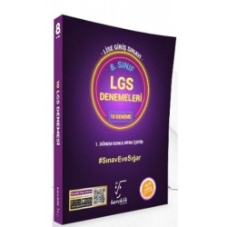 Karekök Yayınları 8. Sınıf LGS 1. Dönem 10 lu Mor Deneme Seti