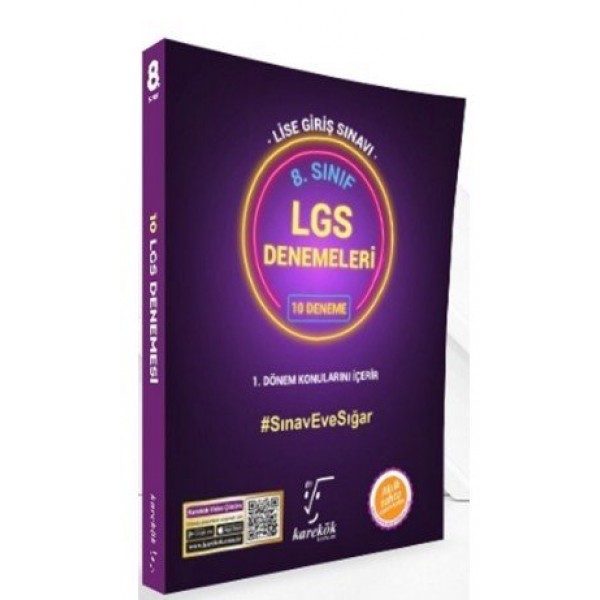 Karekök Yayınları 8. Sınıf LGS 1. Dönem 10 lu Mor Deneme Seti
