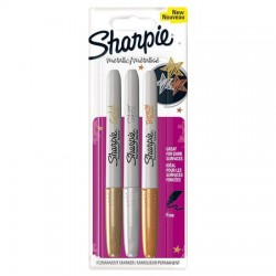 SHARPİE 1849114 METALİK MARKÖR KRŞ 3LÜ
