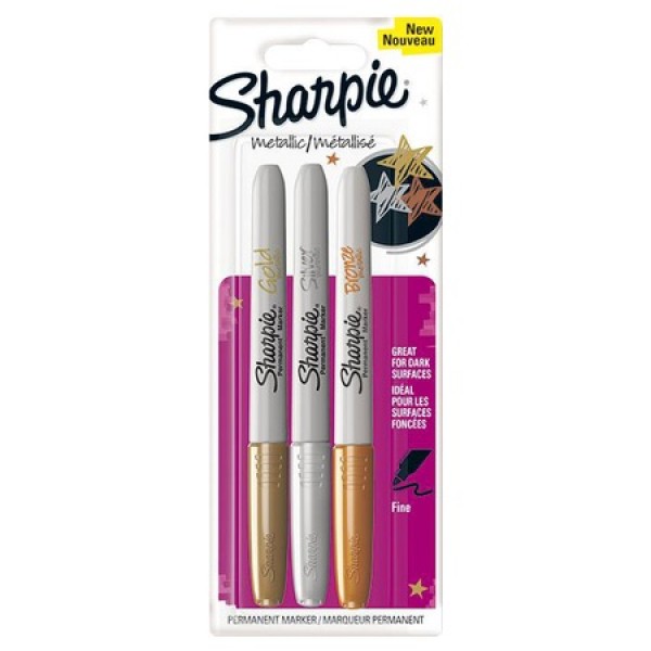 SHARPİE 1849114 METALİK MARKÖR KRŞ 3LÜ