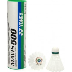 GRS 500 Beyaz 6'lı Plastik Badminton Topu