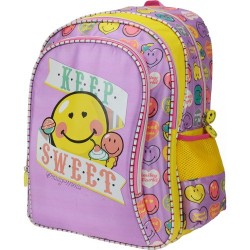 Smiley Sweet İlkokul Çantası İki Gözlü