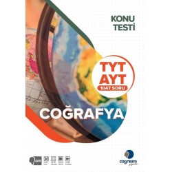Çağrışım Yayınları TYT AYT Coğrafya 1047 Konu Testi