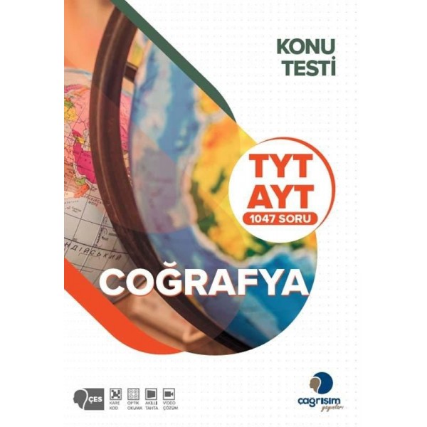 Çağrışım Yayınları TYT AYT Coğrafya 1047 Konu Testi