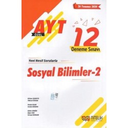 YKS-AYT Özel Sosyal Bilimler 2 - 12 Deneme Sınavı