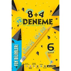 Startfen Yayınları 6. Sınıf Fen Bilimleri 8 + 4 Elmas Serisi Deneme