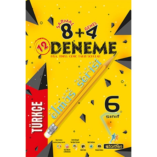 Startfen 6. Sınıf Deneme Türkçe 8 + 4 Elmas Serisi