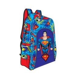 Süperman Chest İlkokul Çantası İki Gözlü